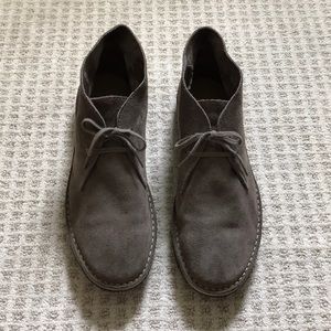 Mens J. Crew Macalister Suede Chukka Boots Grey 12